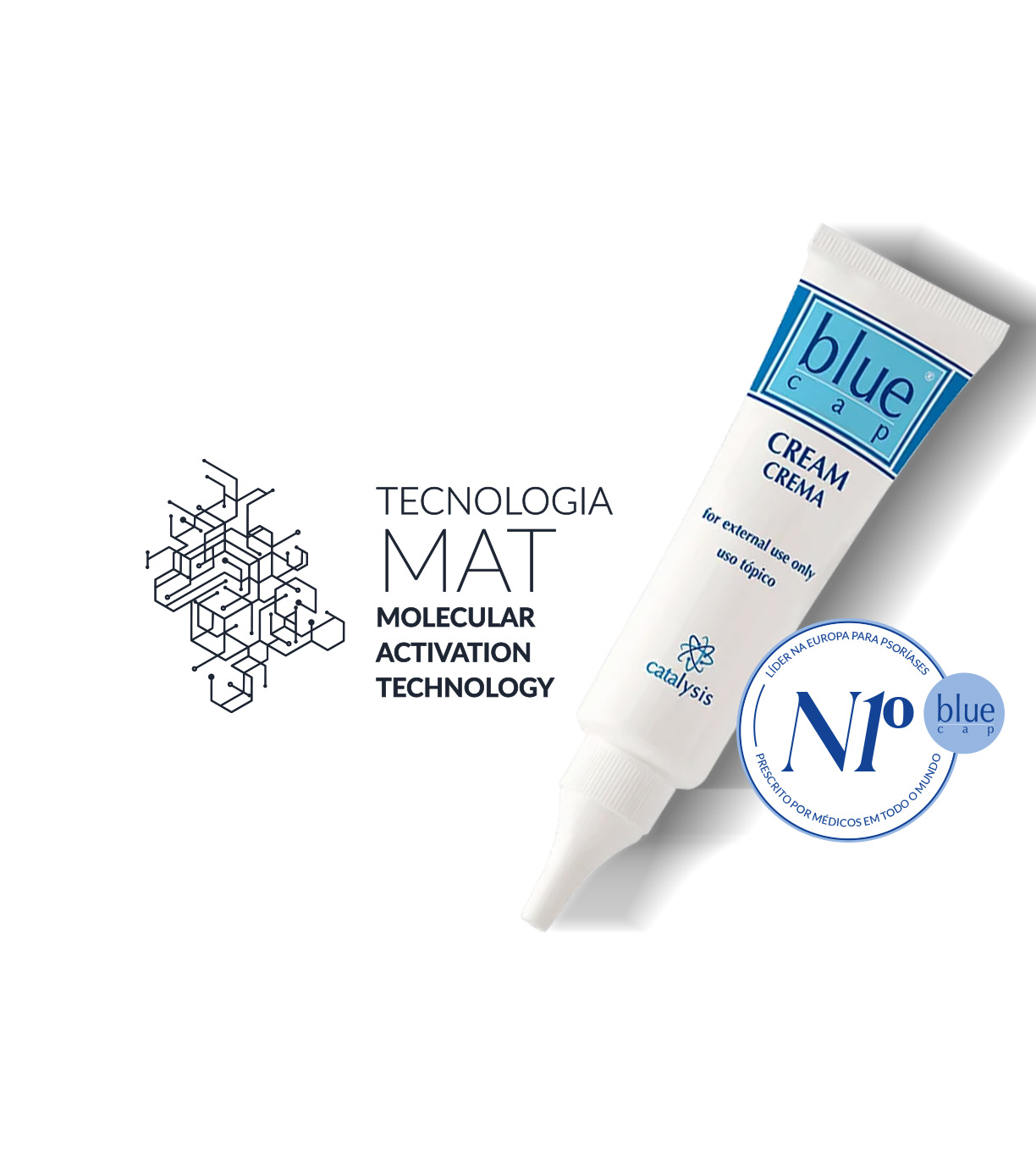 Eficácia comprovada de Blue Cap Creme