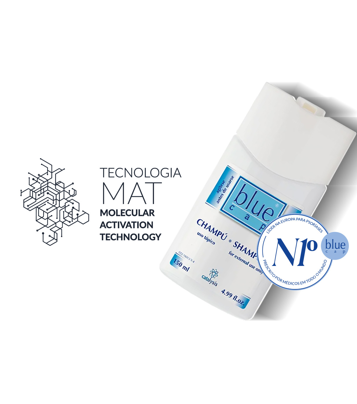 Eficácia comprovada de Blue Cap Shampoo